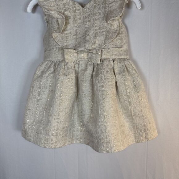 Osh Kosh B Gosh Girl's Sleeveless Dress Size 12 Month Gold  Holiday Christmas - Picture 3 of 10